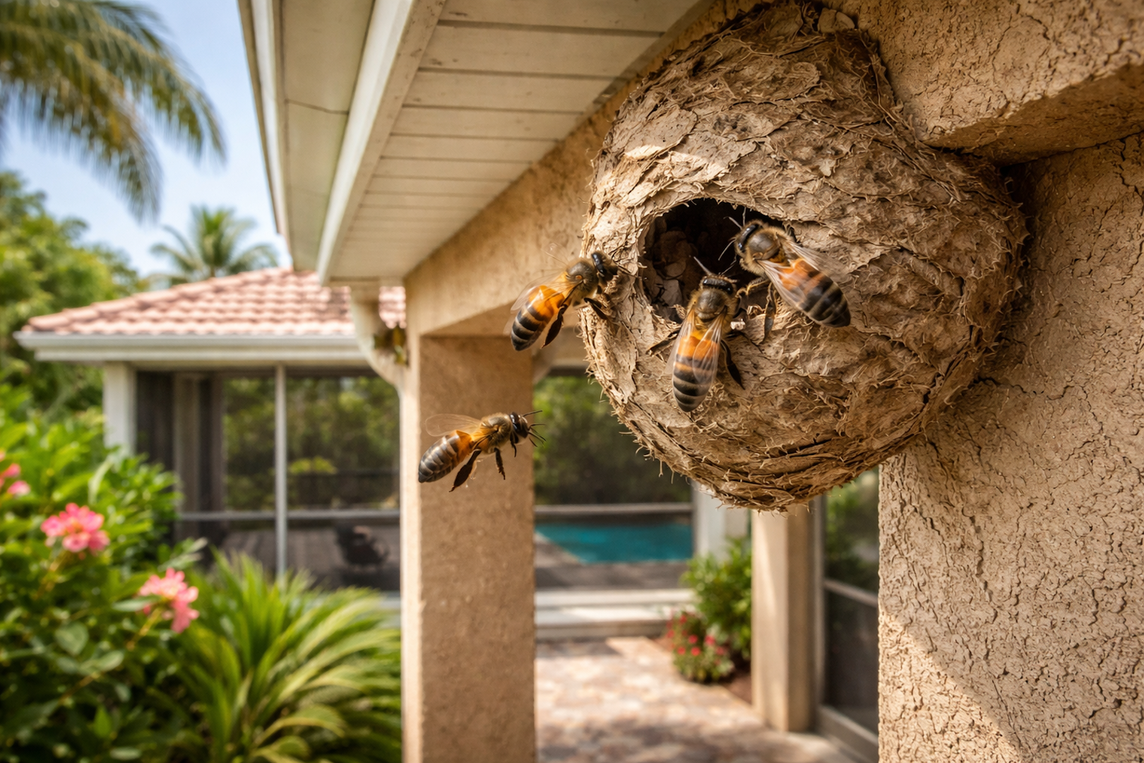 Africanized Honey Bees Treatment from Paske Pest Control Southwest Florida